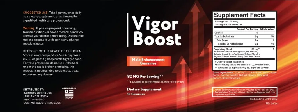 VigorBoost FDA Certification Logo